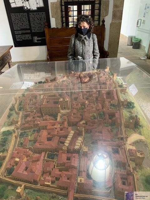 Maqueta de Cáceres antiguo en el Palacio de Carbajal, Cáceres