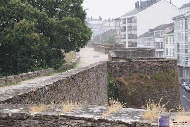 Muralla romana de Lugo. Vista del adarve