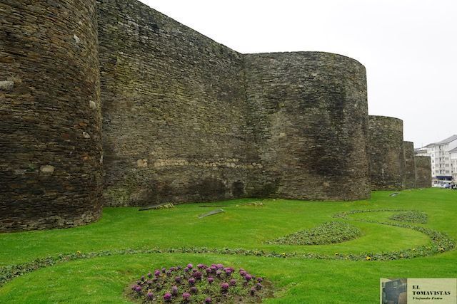 Muralla romana de Lugo. Zona Puerta de San Fernando
