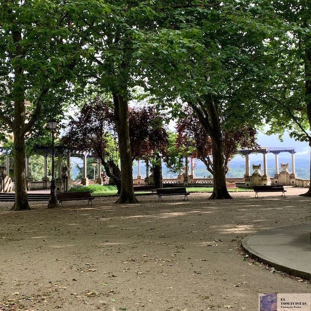 Mirador del Parque de Rosalia de Castro en Lugo