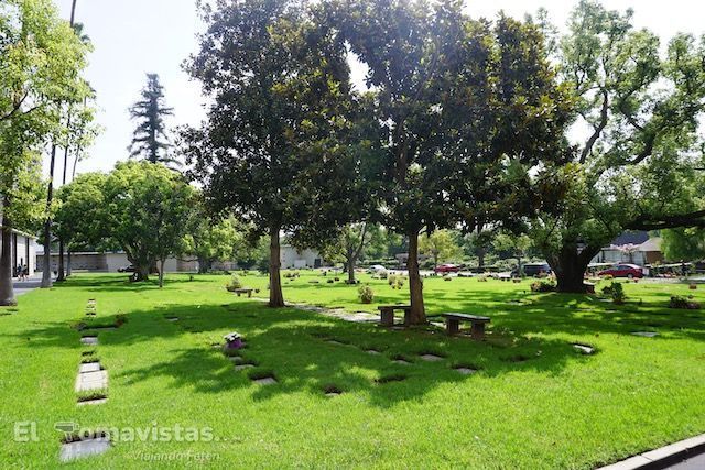 Vista del cementerio Pierce Brothers Westwood Village, en Los Angeles