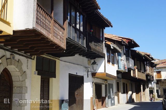 Calle Hondón en Cabezuela del Valle (Extremadura)