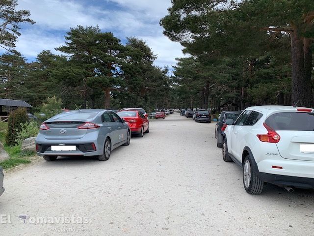 Parkin del área recreativa del Puerto de Canencia (Madrid)