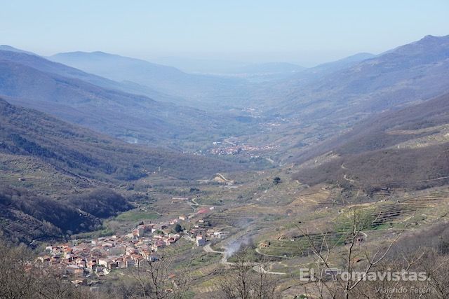 Valle del Jerte desde el Mirador de Tornavacas