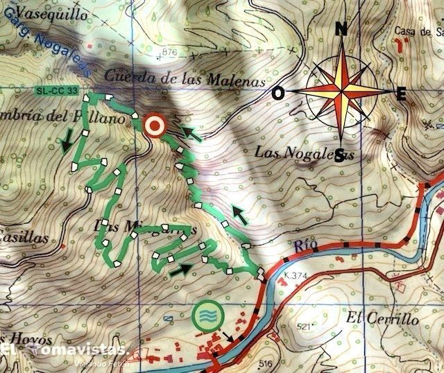 Ruta de las Cascadas de las Nogaledas