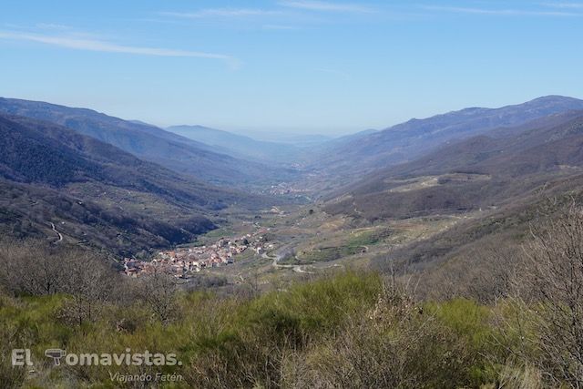 Valle del Jerte desde el Mirador del Puerto de Tornavacas