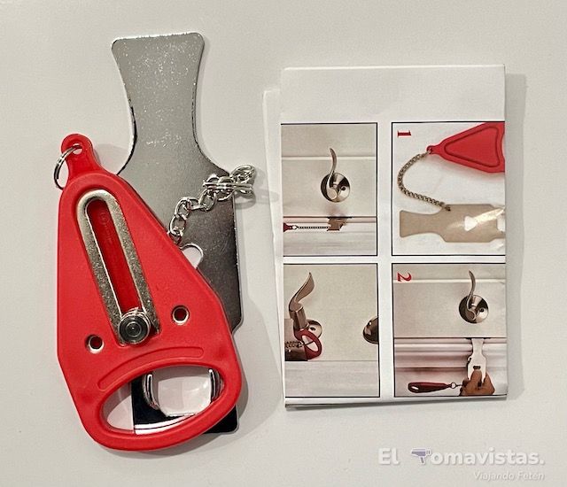 Cerradura portátil para puerta de hotel