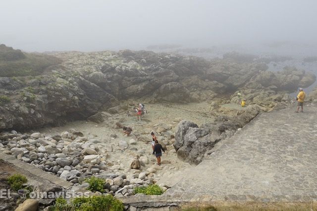 Playa de los Cristales de Laxe