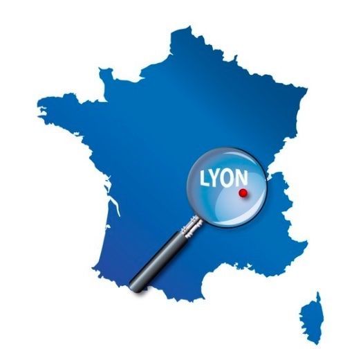 SITUACIÓN DE LYON EN FRANCIA