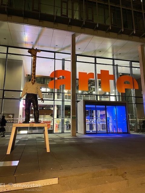 Entrada de la Televisión Europea Arte, Estrasburgo