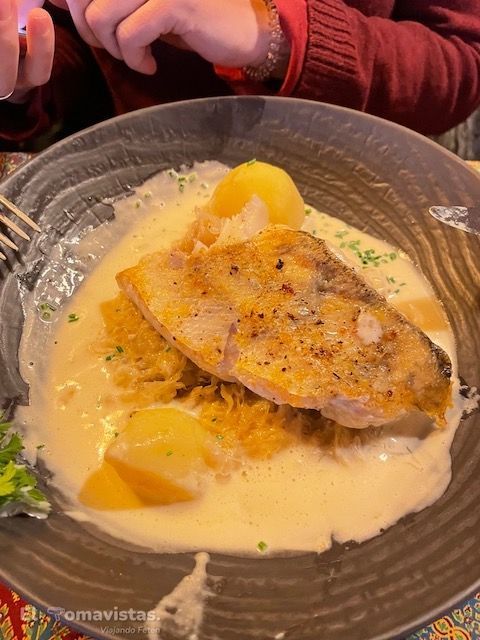 Choucroute con pescado