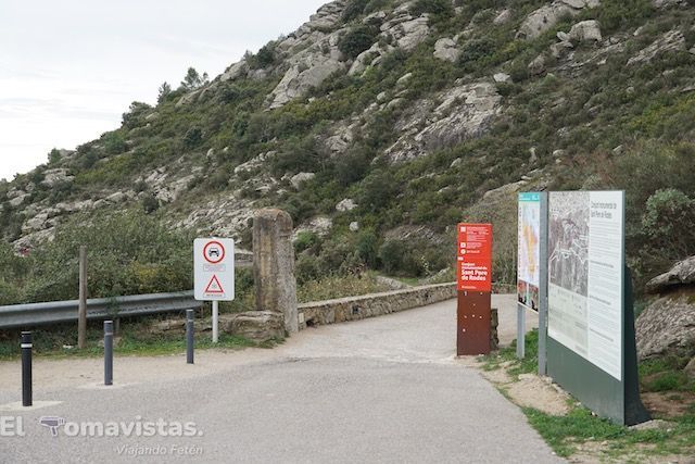 Comienzo del camino del parking (La Pallera) hasta el monasterio Sant Pere de Rodes