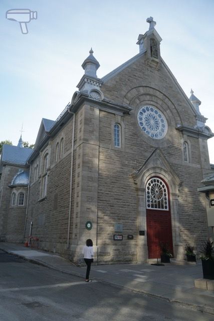 Fachada principal de la Capilla del Monasterio de las Ursulinas, Quebec