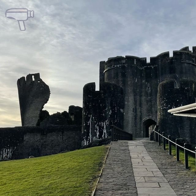 Castillo Caerphilly, Gales