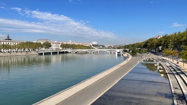 Río Ródano, Lyon