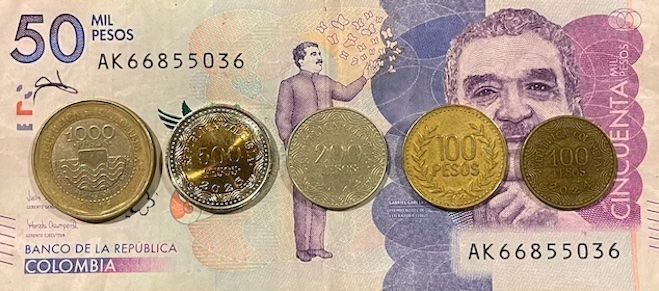 Monedas Colombia