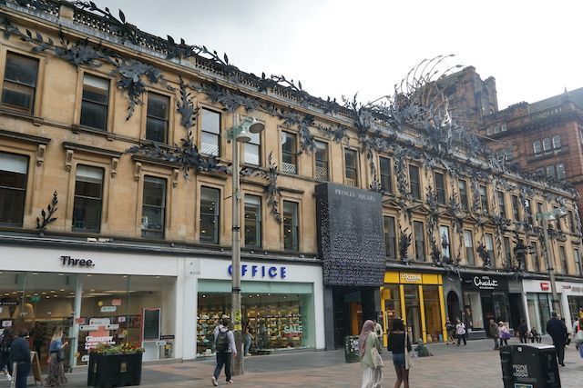 The Princes Square Shopping Center, Glasgow