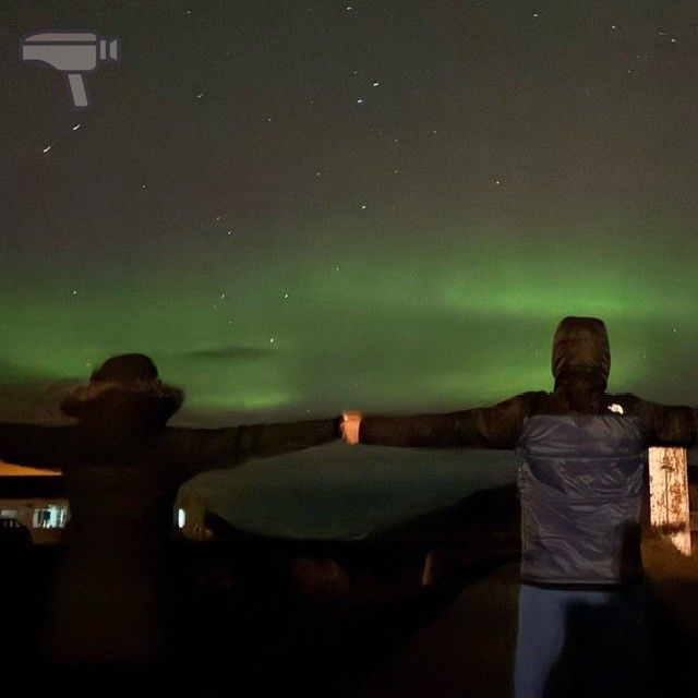 Auroras boreales en Islandia