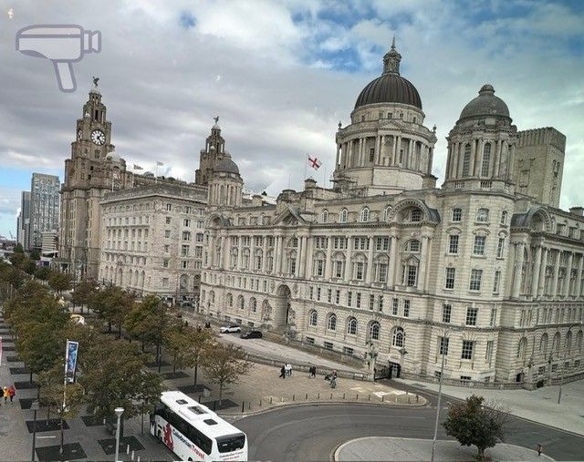 Imagen de las Tres Gracias: Royal Liver Building, Cunard Building y Port of Liverpool Building