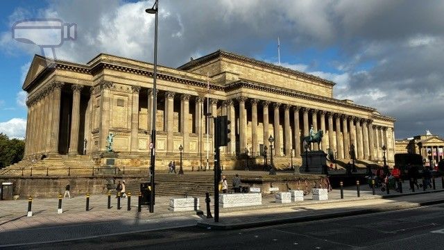 El imponente edificio de St. George's Hall en Liverpool