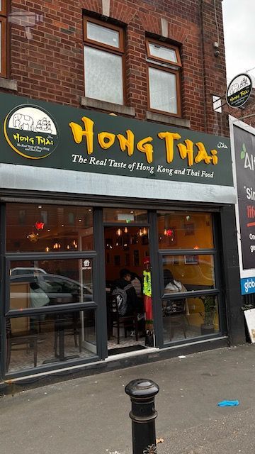 Entrada del restaurante Hong Thai, en Oldham St.