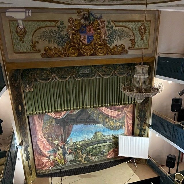Imagen del interior del Teatro Lope de Vega de Chinchón.