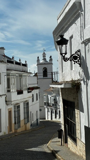 Calles blancas del centro histórico de Medina Sidonia