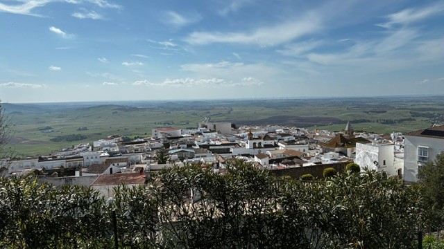 Vistas desde uno de los miradores de Medina Sidonia